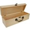WE Games Wooden Storage Box, Walnut Stained Burnt Wood Finish